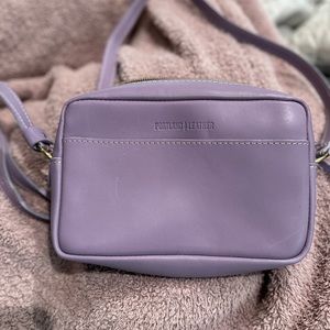 Portland Leather lavender toaster bag, worn once